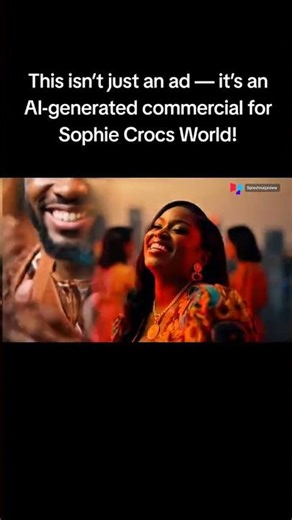 AI ads for Crocs footwear vendor