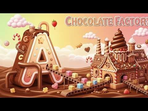 Learn ABC with Chocolates | Chocolate Factory A–Z for Kids