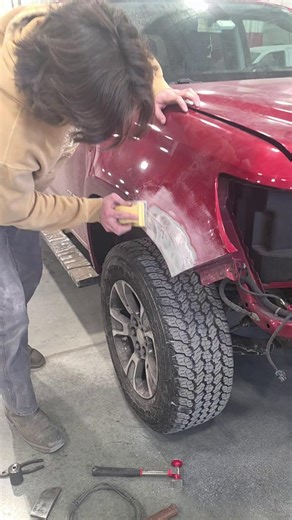 Behind the scenes this week in the Collision Repair Technology lab and wow! The students are bringing cars and careers to life in real time.🚗 We watched students in action repairing dents, welding and grinding, taping and finishing paint jobs, rebuilding damaged parts, and using high-tech computer imaging to measure vehicle frames with serious precision. One of the coolest moments? A VR headset that teaches students how to paint cars before they ever pick up a spray gun. 👀✨ This program at #TS