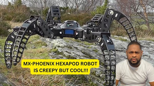The MXPhoenix Hexapod Robot is one of the coolest — and creepiest — walking robots ever created. In today’s reaction video, I break down how this 6-leg robot moves, balances, climbs, and uses advanced servo control to mimic real insect-like movement. | Bryan Johnson