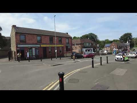 Corby Northants Old Village walk about from the ground and in the air.