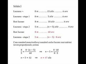 Marimi invers proportionale - O problema si trei metode de rezolvare – Matematica - Aritmetica