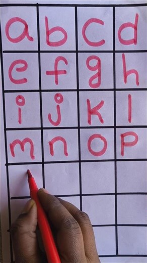 Small Alphabets A to Z | abc Learning for Kids