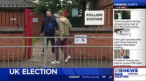 The Polls are set to close in just over a couple of hours in the UK election. #9News | http://9News.com.au | 9 News