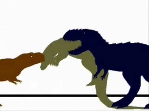 Jurassic World - Dinocroc vs T-rex vs V-rex