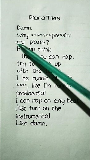 Piano Tiles - Armani West (lyrics)#viral #songlyrics