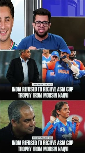 Team India women refused to trophy