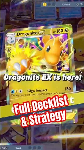 Dragonite EX Strategy in 40s 🐉⚡🌊 - Pokemon TCG POCKET
