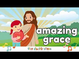 "Amazing Grace" for Kids | Joyful & Adorable Upbeat Version 🎶 | Tiny Disciple Songs