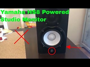 ✅ How To Use Yamaha HS5 Powered Studio Monitor Review