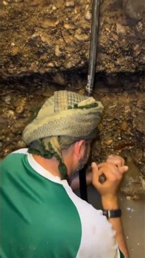 Looking for Underground Water Sources #tunnel #undergroundtunnel