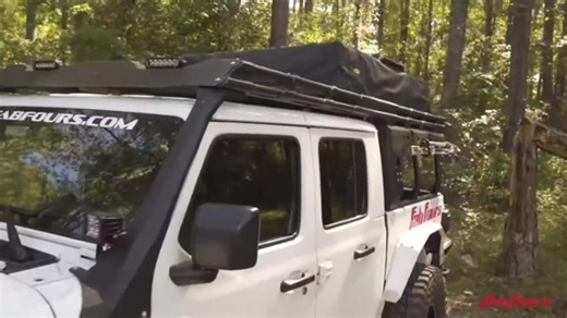 Gladiator gurus get it 😏 Our Overland Racks offer rugged durability, versatile customization options, and seamless integration with your truck, providing a reliable storage solution and a pretty sweet place to lay your head at the end of your adventures. Explore all our truck racks and see why now is the best time to buy: https://hubs.ly/Q02rL2J40 | Fab Fours Bumpers