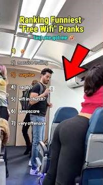 RANKING FUNNIEST “FREE WIFI” PRANKS EVER 😂 #shorts #shortsviral #prankshorts #funny