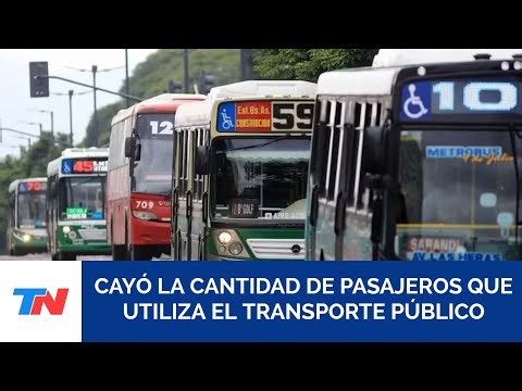 Bajó la cantidad de personas que utilizan el transporte público en colectivos, trenes y subtes