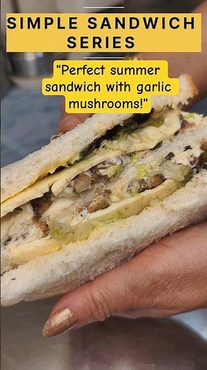 "Cold sandwich done right!" #sandwich #mushroom #coldsandwich #easyrecipe #breadrecipe #fyp #shorts