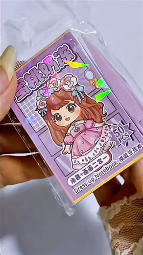 🎀 UNBOXING Sticker Mini Cute ~ #sticker #paperdoll #kawaii