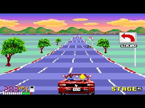 OutRun Longplay - Full Playthrough on TurboGrafx-16 / PC Engine