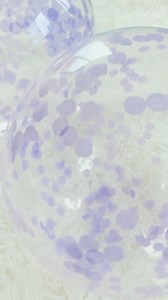 Lavender Confetti Balloons: Lilac Purple Party Decor - Etsy