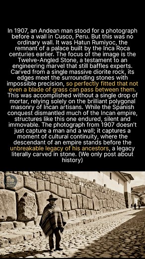 This 12-angled Incan stone fits so perfectly that no mortar was needed. #historyfacts #ancienthistory #archaeology | Ancient Media