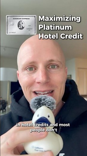 How to actually use your $600 Amex Platinum hotel credit #amexplatinum #fhr