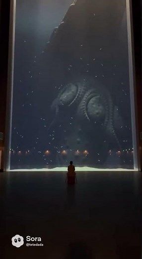 未知超大型収容個体｜展示記録映像 No.020｜海洋異常収容水族館
