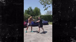 Andrew Tate Does MMA Training With Coach