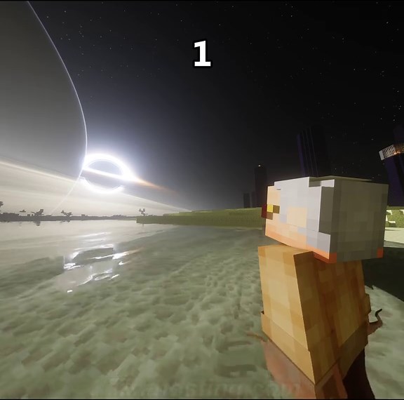 Minecraft best END shaders of all time #minecraft #fyp #4k #shaders