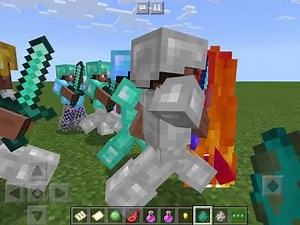 Mcpe fake players addon mod showcase update with mac man