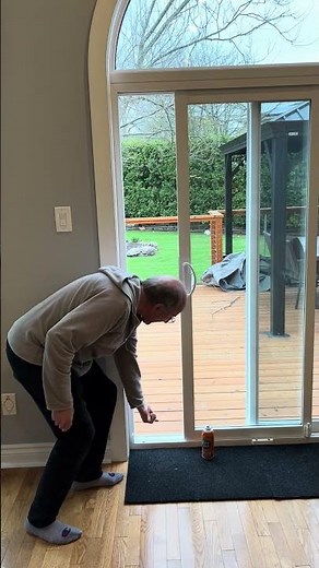 Silicone spray lubricant can help all sliding patio doors roll even easier