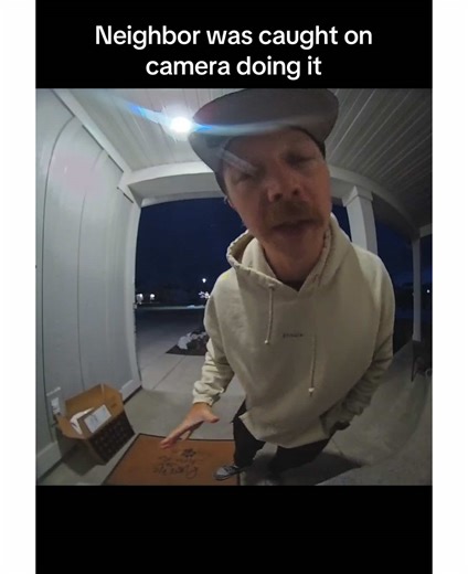 Caught on Camera: Neighbor's Surprising Behavior