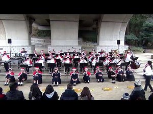 童謡「雪」と「“Jingle Bells“ in Swing」＜千葉県松戸市立市立第二中学校吹奏楽部&合唱部@千葉県松戸市＞[2018-12-16]