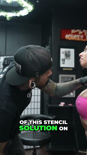 Tattoo Artist Battles Neck Curves for Perfect Stencil!