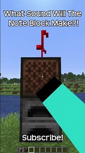 What Sound Does A Note Block Placed Above A Furnace Make?!