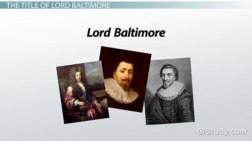 Lord Baltimore of Maryland | Biography & History