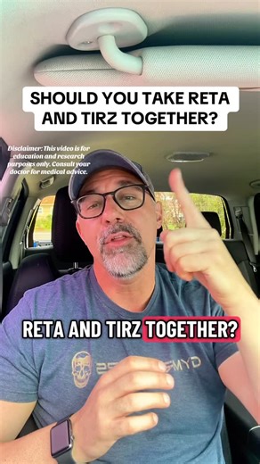 Coach Matt on Instagram: "SHOULD YOU TAKE RETA AND TIRZ TOGETHER? #tirz #peps #glp #glps #levelup"