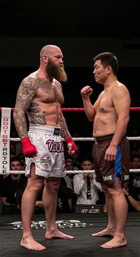 Lightning Speed Fight Scene | Asian Fighter Destroys Tattooed Opponent #ExplosiveKO