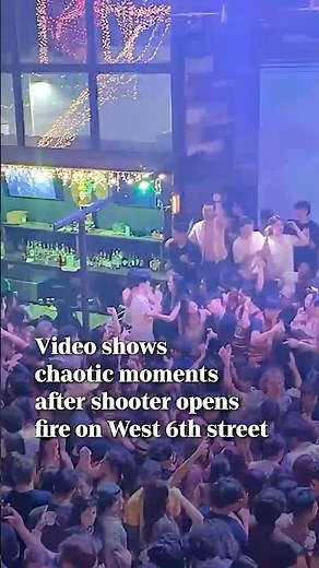 Video shows chaotic moments after West 6th Street shooting in Austin