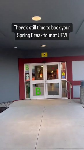 1.2K views · 24 reactions | Spring Break tour nights are on now until March 23! Join the Future Students Office in Abbotsford or Chilliwack to learn about UFV’s application and admission processes, and tour the campus. Save your spot at the link in bio. . . . #ufvbound #newtoufv #ufv #universityofthefraservalley #abbotsford #chilliwack | University of the Fraser Valley - UFV | Facebook