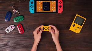 E3 Announcement #3: Introducing Zero 2. A fully featured bluetooth controller in keychain size. We redesigned Zero with new features like motion controls and upgradeable firmware. Available in 5 models, each inspired by the classic Game Boy line. Now compatible with Switch, PC, macOS & Android. (◎_◎;) | 8BitDo