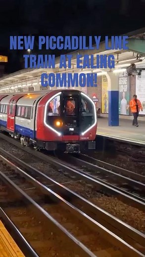 NEW PICCADILLY LINE TRAIN AT EALING COMMON! | The New Piccadilly Line train is finally running!