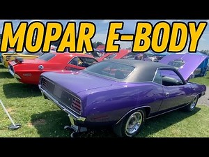 Chrysler E body Car Show | Mopar Cudas and Challengers at the Chrysler Nationals in Carlisle