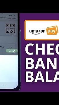 How to Check Bank Balance in Amazon App? | Amazon Pay Bank Balance Check