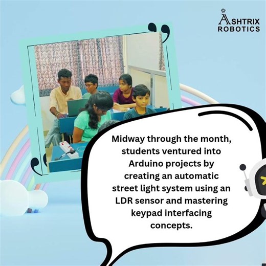 Ashtrix school of robotics Monthly Activities May Ambattur 2026
