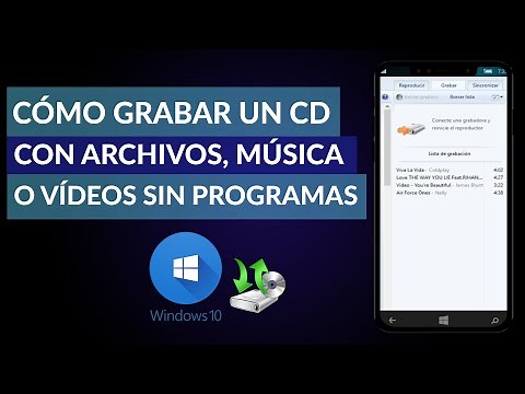 Cómo Grabar un CD con Archivos, Música o Videos en Windows 10 sin Programas