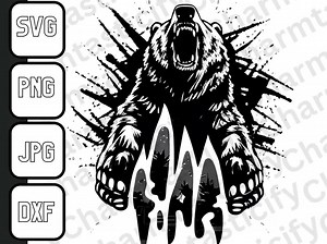 Grizzly Bear Svg| Bear Scratch Svg| Bear Svg| Teddy Bear Svg| Bear Clipart| Bear Cutfile| Bear Stencil| Bear Shirt Png| Grizzly Svg - Etsy UK