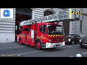 Paris Fire Response // BSPP Départ feu PS + EPAN + FA CS Ménilmontant
