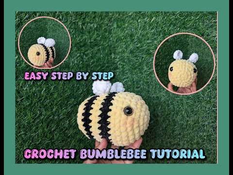 Easy Crochet Bumblebee Tutorial @CozyComfyLoops 1920x1080 avc1 mp4a