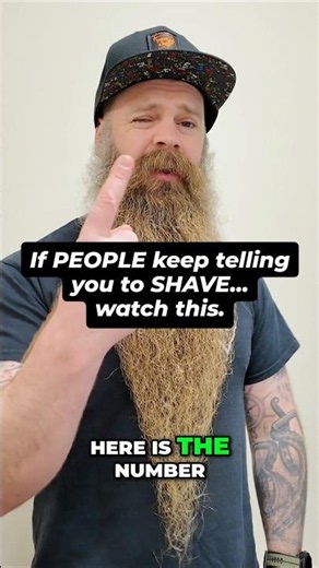One of the biggest mistakes men make when growing a beard. #beardlife #beardgrowth #beardcare