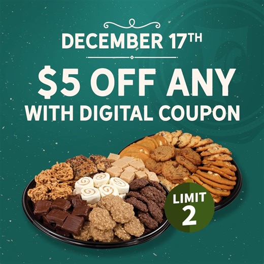 12 Days of Digital Coupons! 🎄 Today, save $5 on any Food Service, Seafood, or Produce Party Tray, $19.99 and up. Dec. 17, 2023 only! Limit 2 each with digital coupon. www.foodcity.com/coupons #Savings #12DaysOfDigital #DigitalCoupons #PartyTrays #FoodCity #ShopFoodCity | Food City