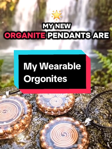 Handmade Wearable Orgonites for Spiritual Awakening